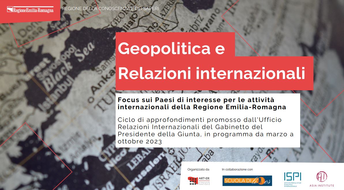 Locandina Geopolitica e Relazioni Internazionali