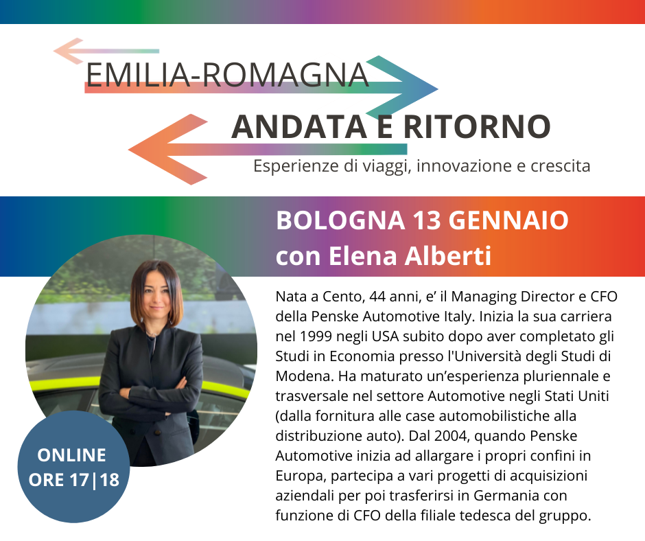 Elena Alberti, Emilia-Romagna A/R