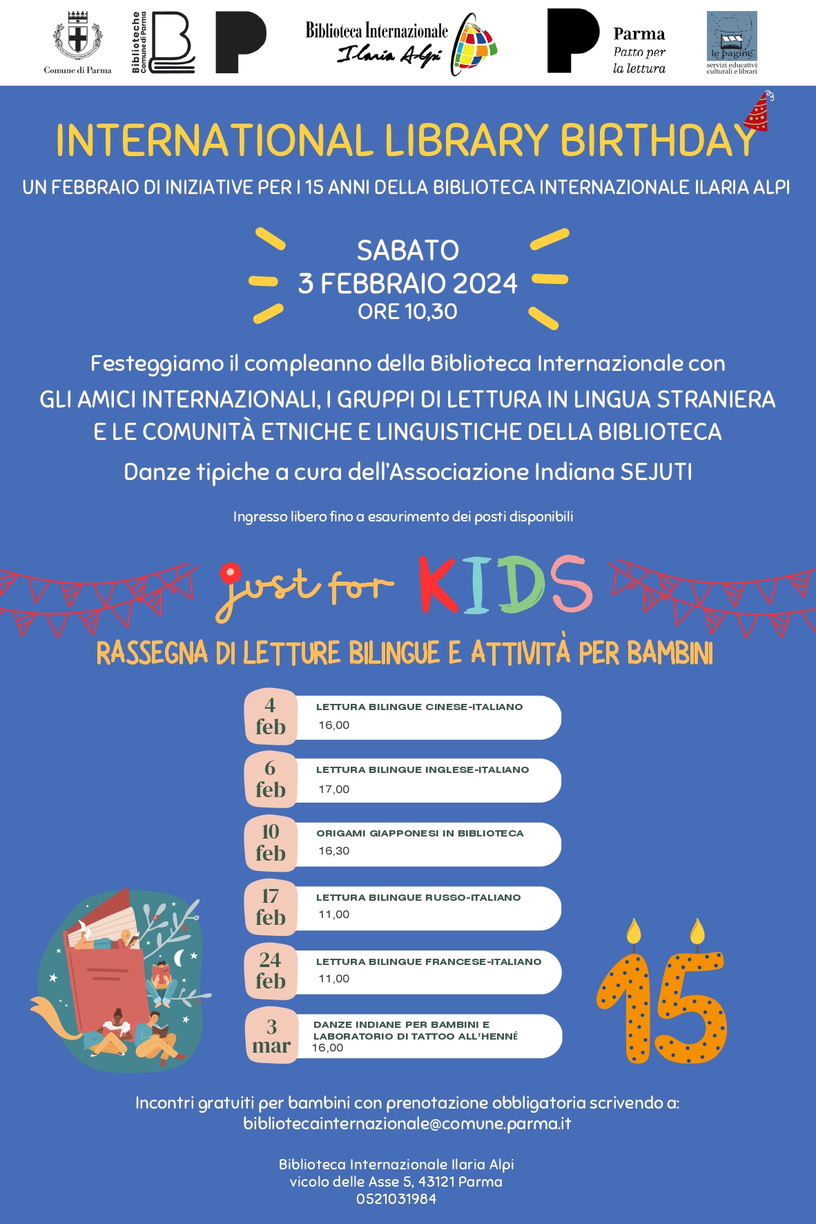 Parma International Library Birthday