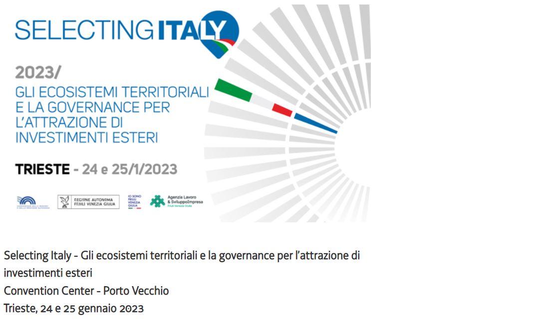 Selecting Italy - Trieste 24-25 gennaio 2023