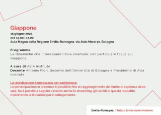 Programma incontro su Giappone
