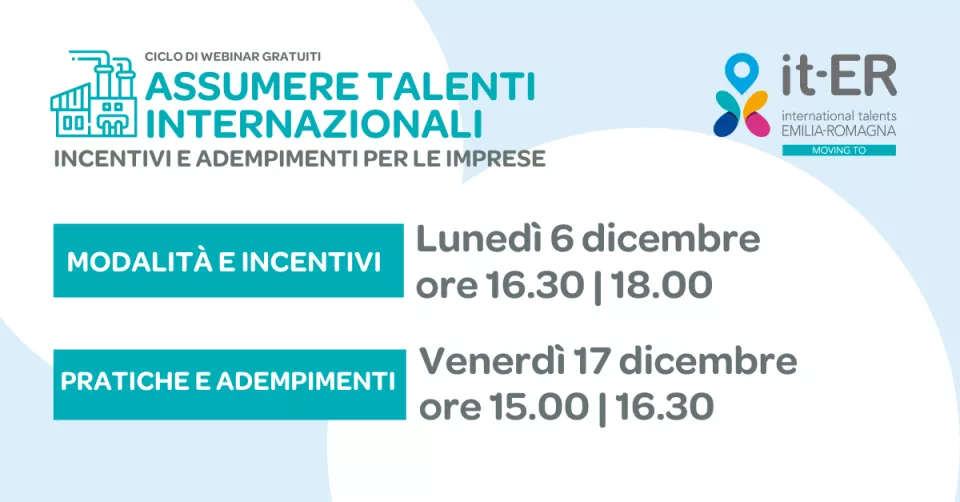 Webinar incentivi per il rientro - imprese